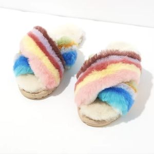 EMU AUSTRALIA Mayberry Rainbow Slipper sheepskin 7